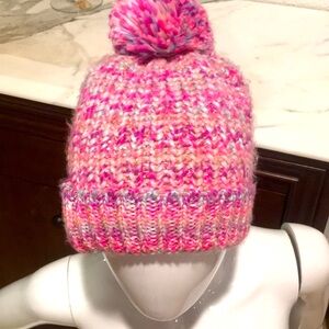 Pink winter hat
